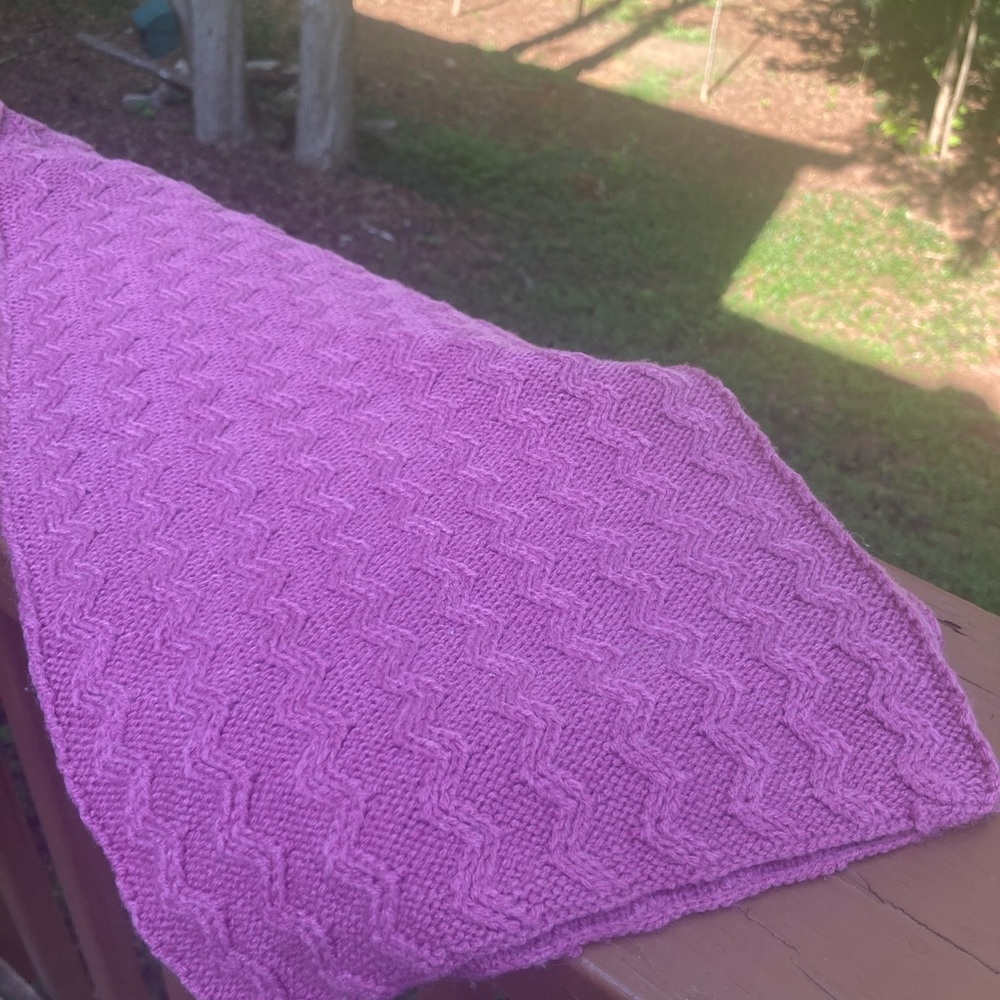 Carhartt pink knit scarf